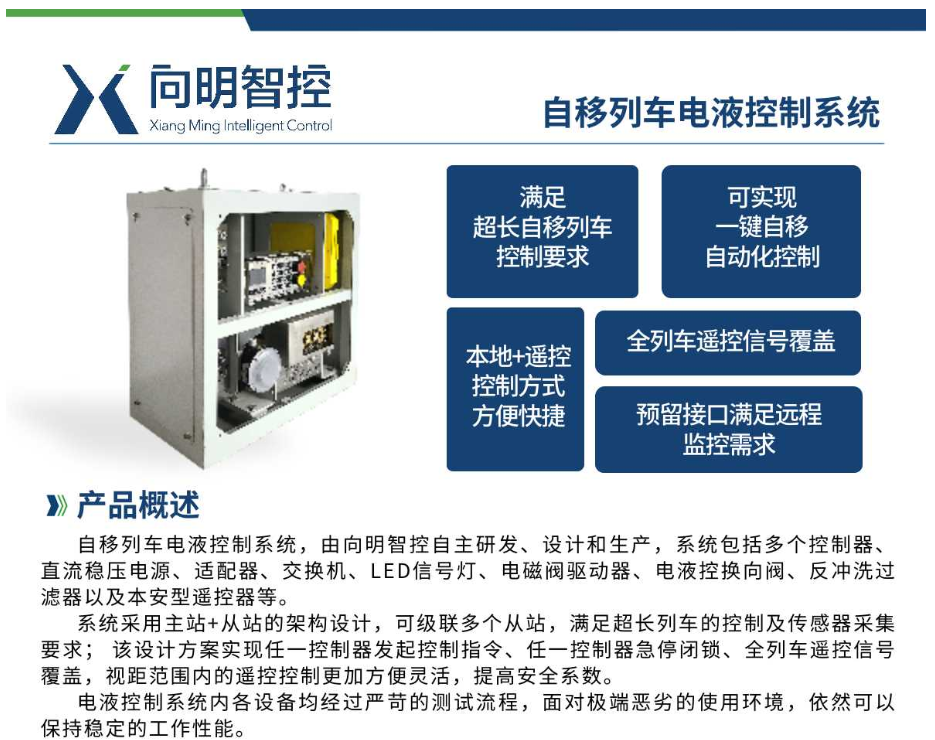 综采自移设备列车电液控制系统