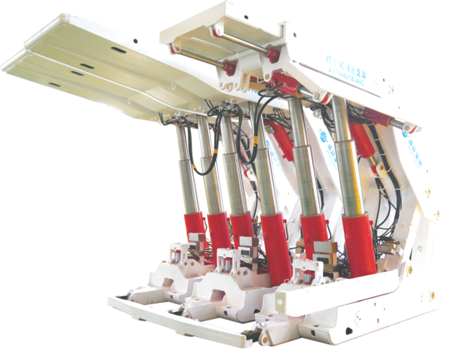 综采工作面回撤三角区掩护液压支架组