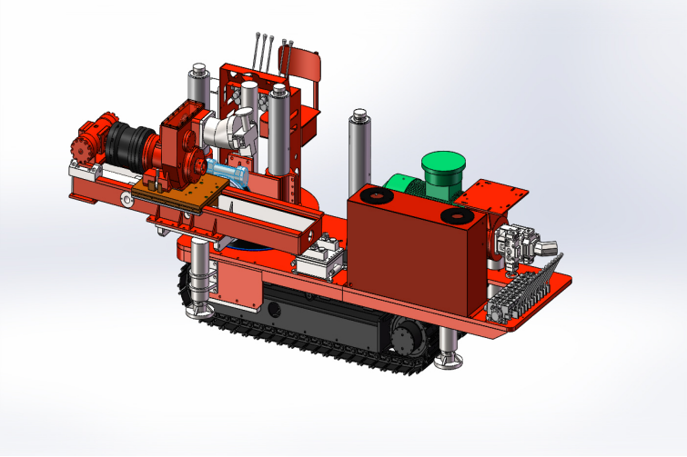 4500LPS煤矿用履带式全液压坑道钻机