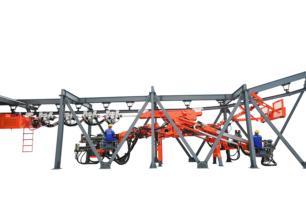 单轨液压锚杆钻车（四臂）