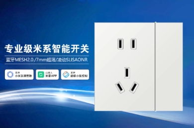 N3·PRO-白色一开五孔插座（单控）